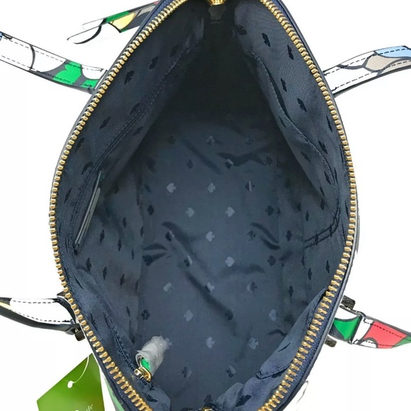 Authentic Kate Spade leather floral Satchel/Crosby - Picture 7 of 8